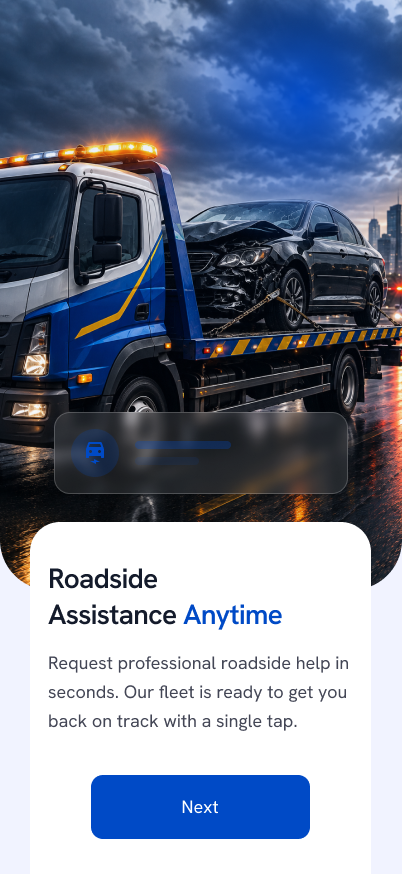 Towing App application preview