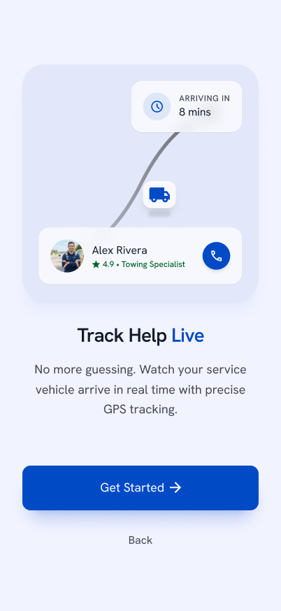 Towing App Screen 7