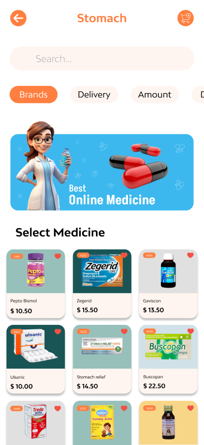 Medicine Delivery App Screen 5