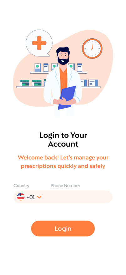 Medicine Delivery App application preview