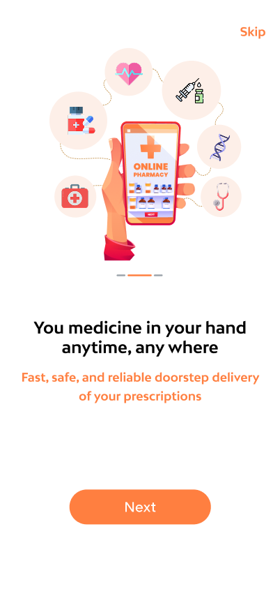 Medicine Delivery App Screen 7